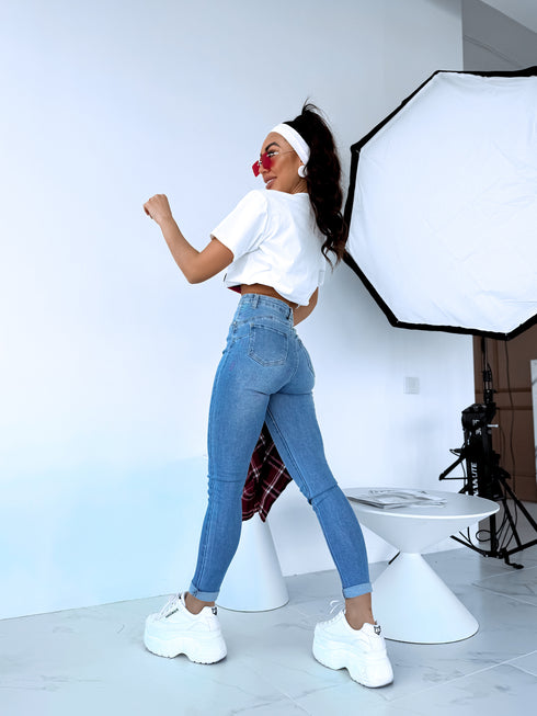 "HAWAII" DJ2614 denim pants - BLUE